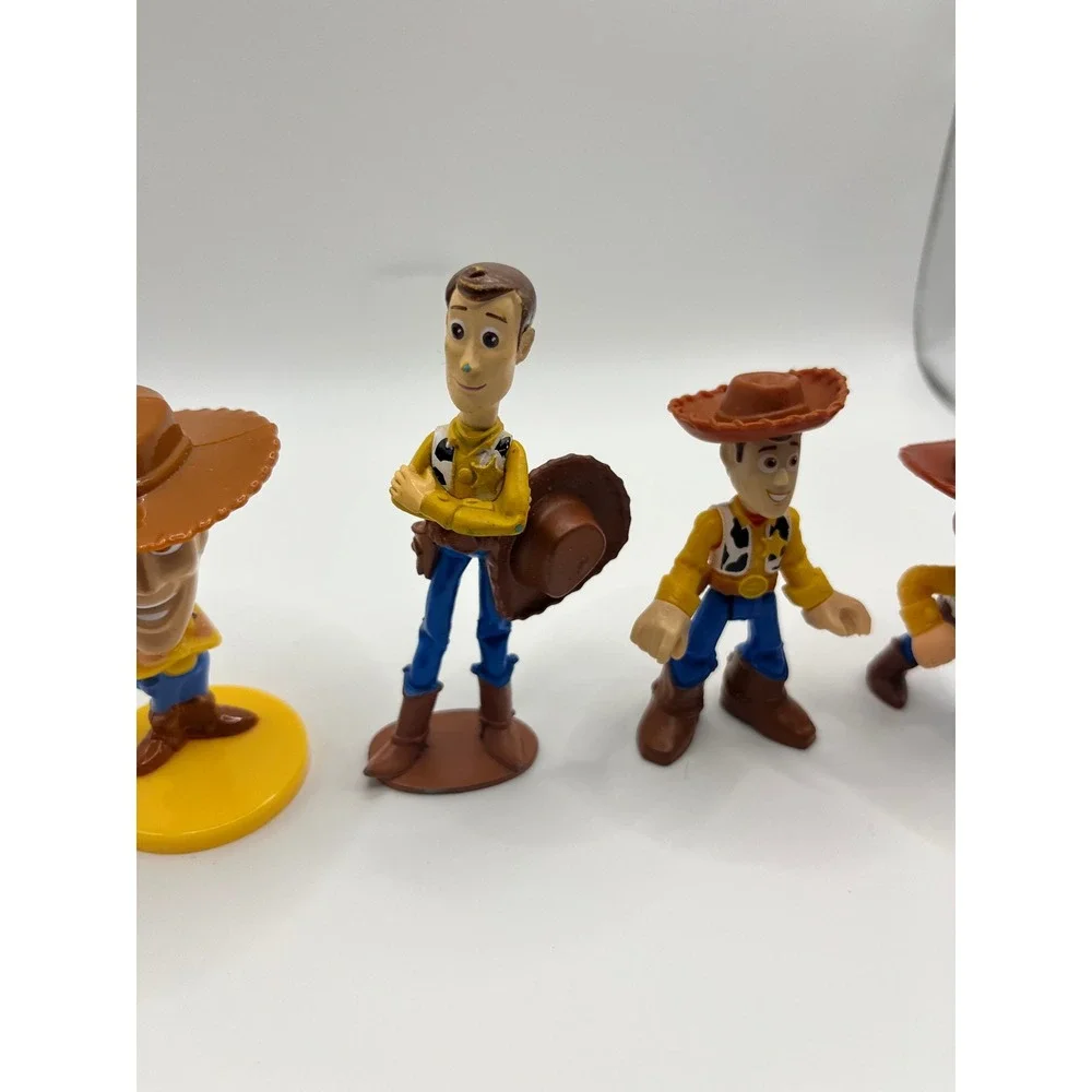 Disney Toy Story Woody Action Figure Lot Small Multi-Pack Brown Good Cowboy Set